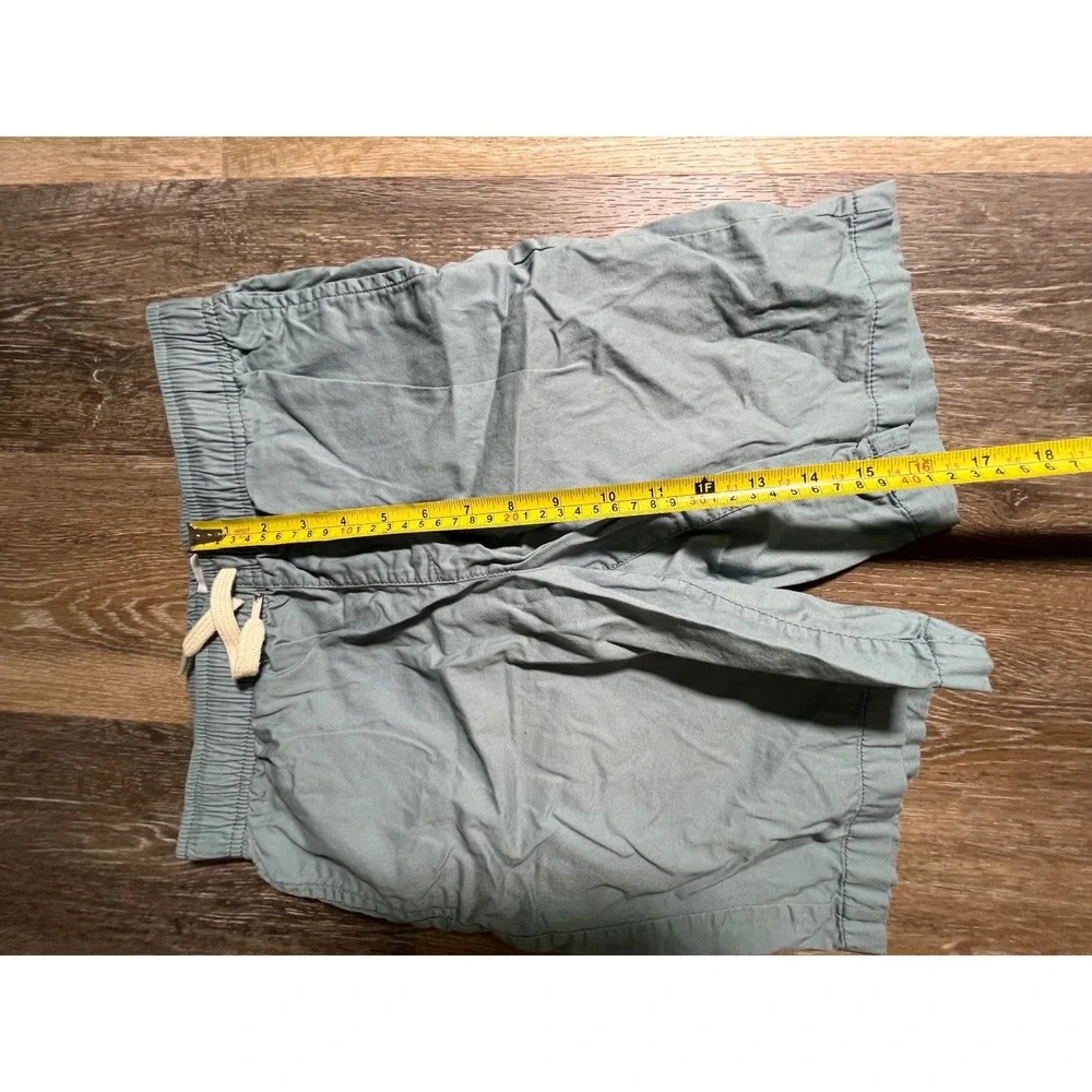 Old Navy Chino Shorts Kids XL 14-16 Blue Green Good Elastic‎ Waist Drawstring